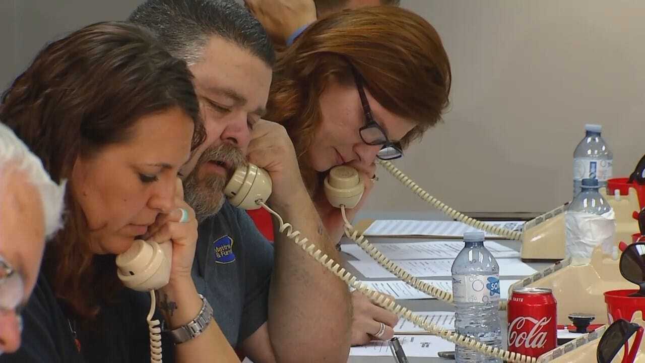 WEB EXTRA: Video From Phone Bank At 'Healing The Heartland' Telethon