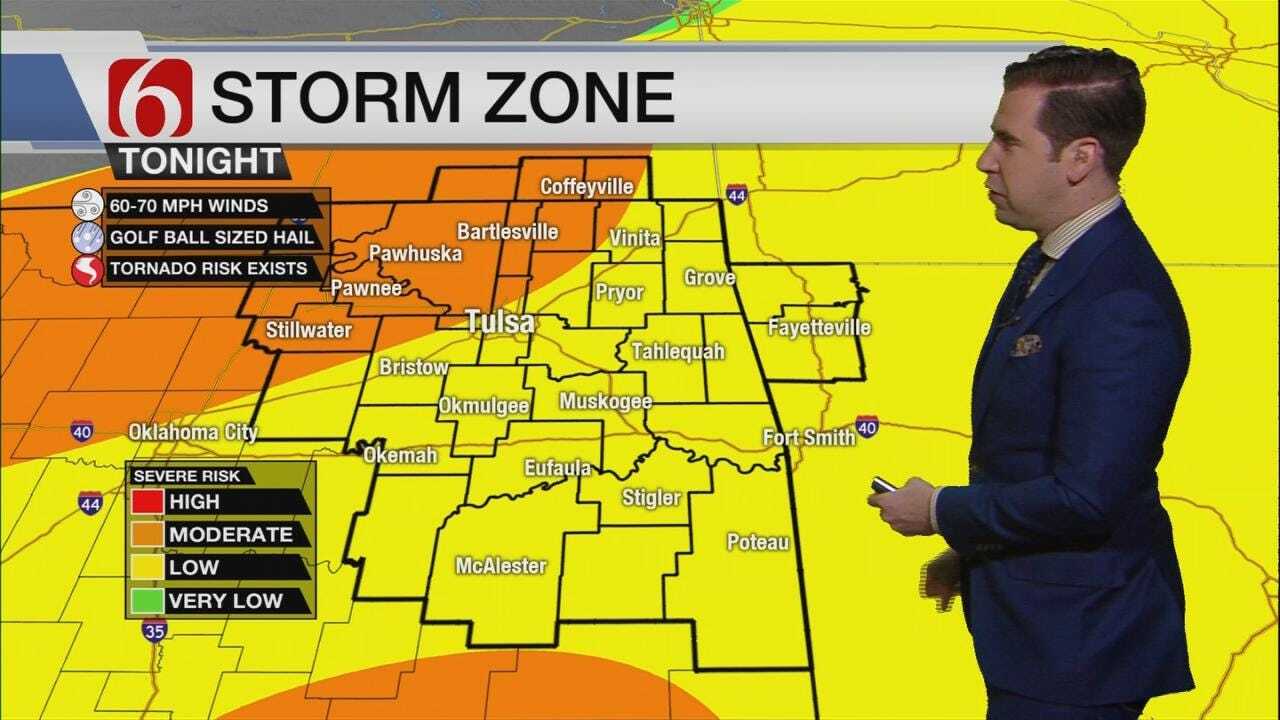 WATCH: Storms Expected In Green Country Tonight