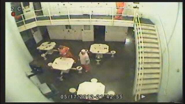 WEB EXTRA: Video Of Deadly Attack On Grady County Inmate