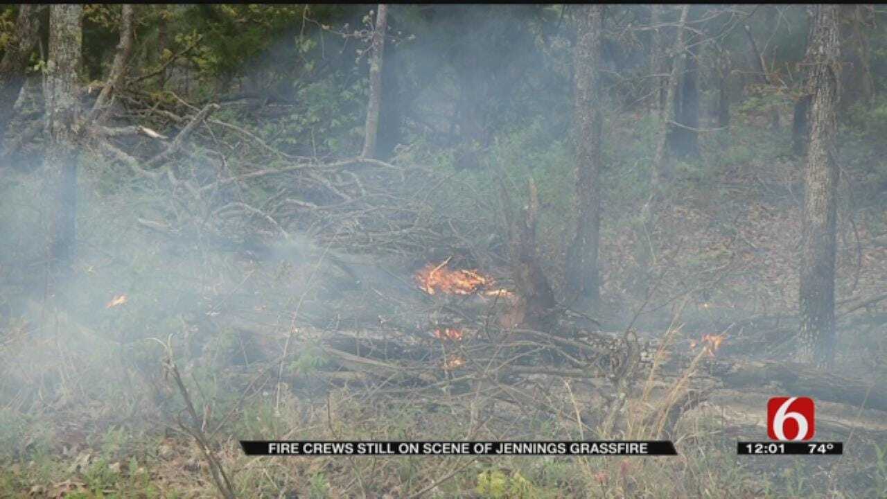 Firefighters Work Overnight To Control Pawnee County Wildfires