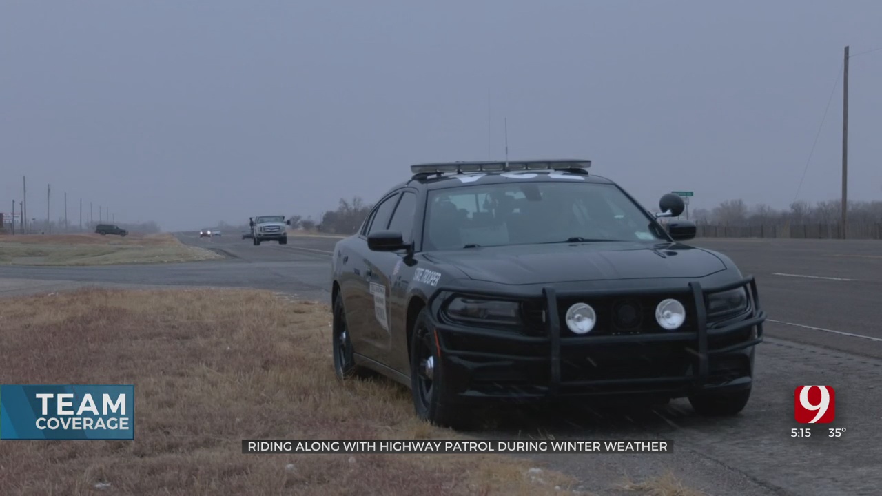 Tracking Oklahoma's Roadways As Winter Weather Arrives In The State