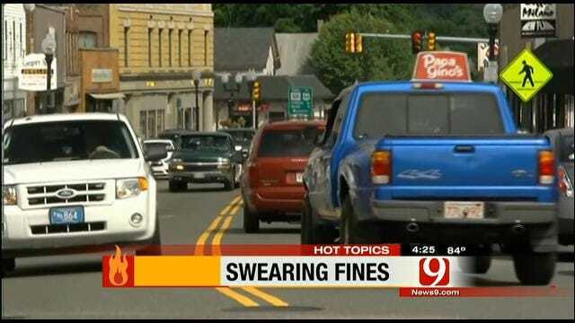 Hot Topics: Town Fines People For Swearing