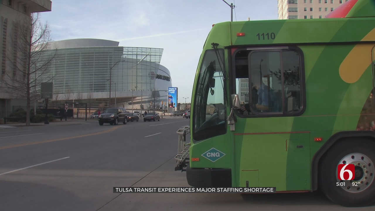 Tulsa Transit Experiencing Major Staffing Shortage