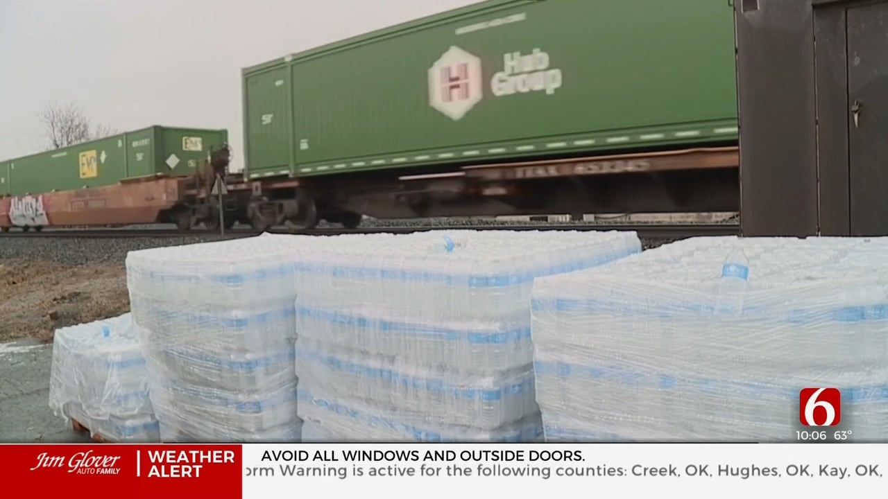 Oklahoma Moving Company Delivers Bottled Water To Ohio Town Impacted By Train Derailment