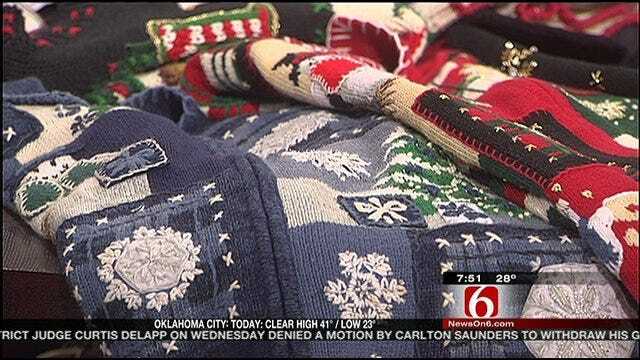 Six in the Morning's LeAnne Taylor Shows Off Christmas Sweater Collection
