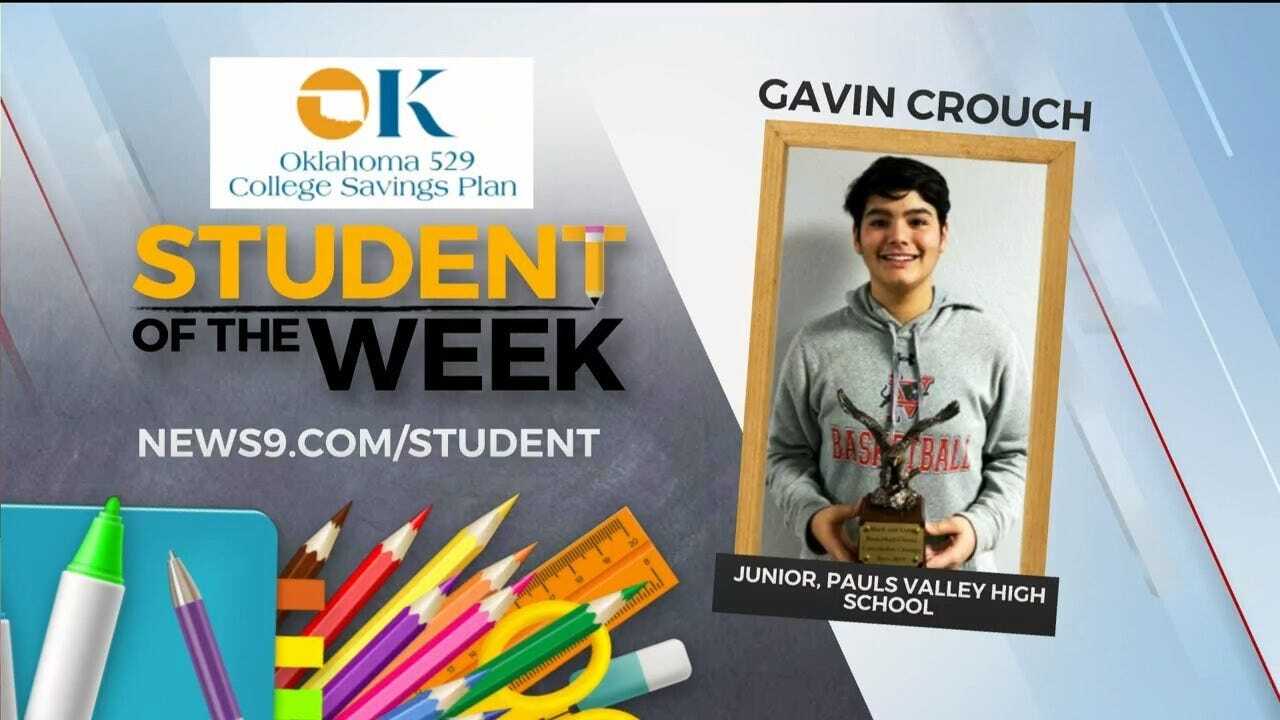 Student Of The Week: Gavin Crouch, Pauls Valley High School