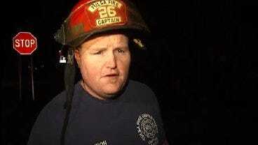 WEB EXTRA: Tulsa Fire Captain James Watson Talks About Early Monday House Fire