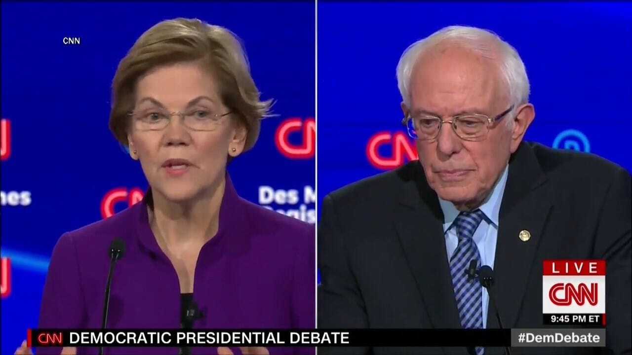 Warren Makes Debate Case: Democratic Woman Can Beat Trump