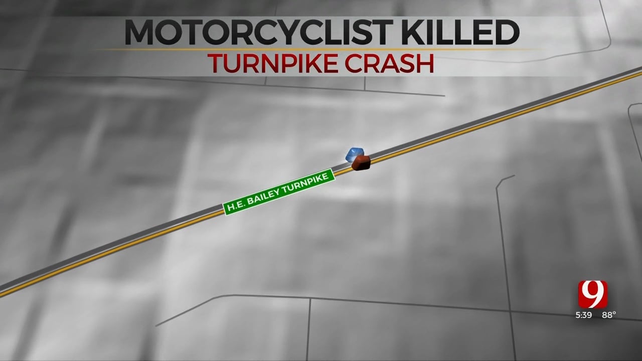 40-Year-Old Motorcycle Rider Killed In Turnpike Crash Near Blanchard