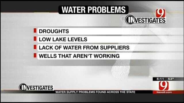 9 Investigates Water Supply Problems Throughout Oklahoma
