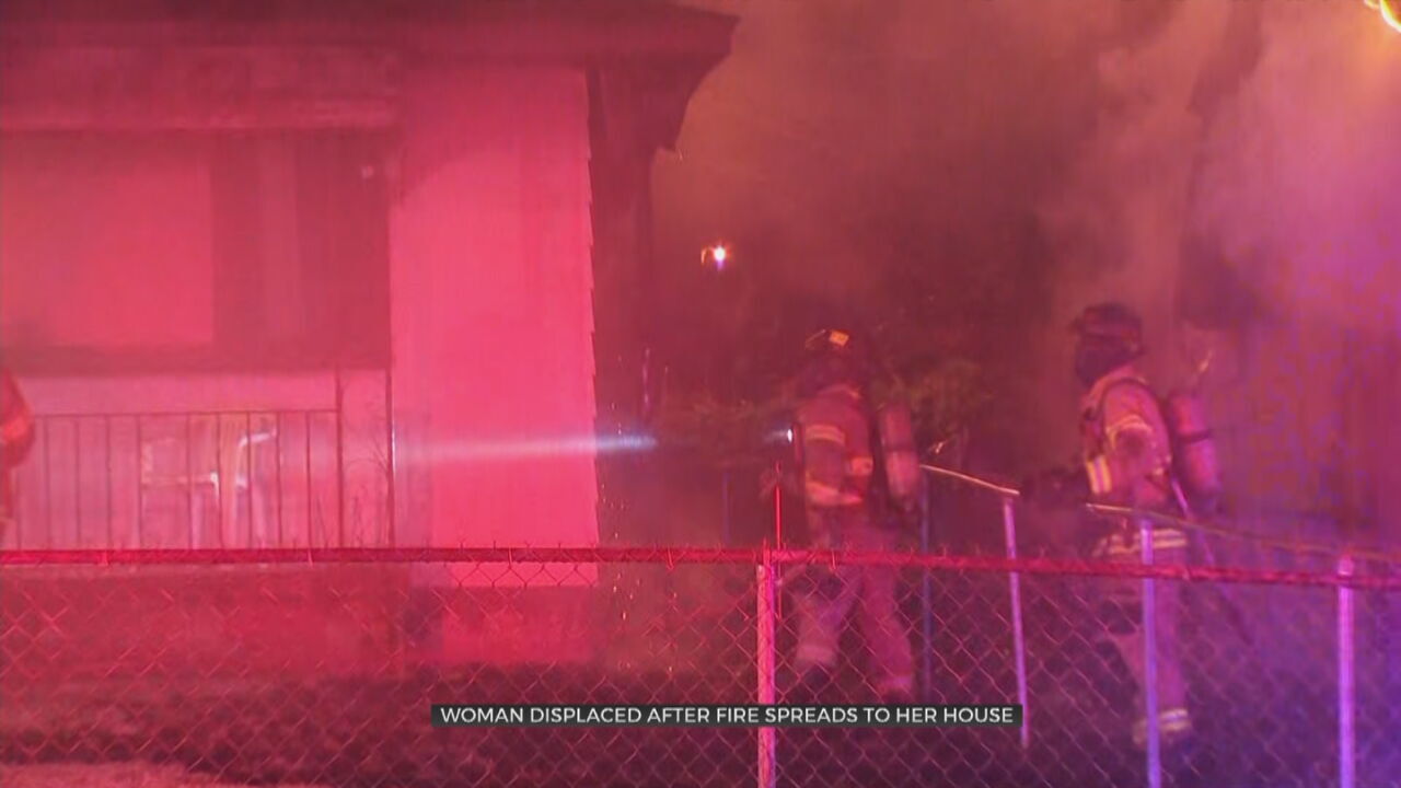 Tulsa Woman Displaced After Early-Morning Fire At Vacant House Spreads Next Door