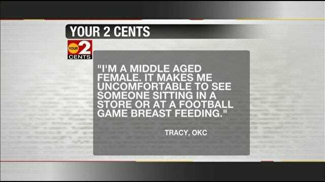 Your 2 Cents: Mom Breastfeeding In Target