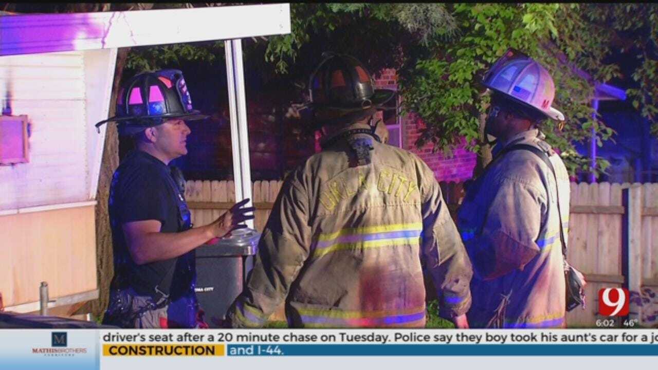Overnight NW OKC Trailer Fire Causes $5,000 In Damage