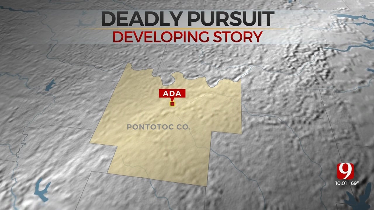 Pursuit Suspect Killed In Pontotoc County Crash While Fleeing Deputy