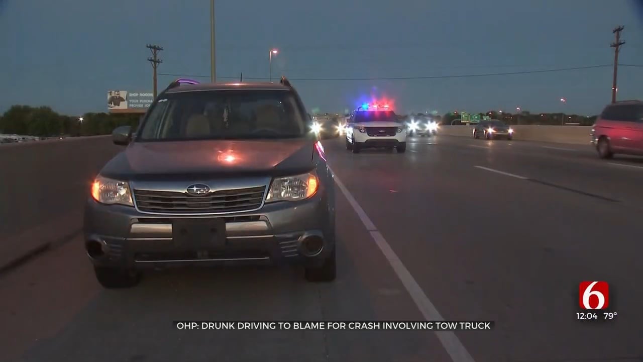 OHP: Drunk Driving To Blame For Crash Involving Tow Truck 