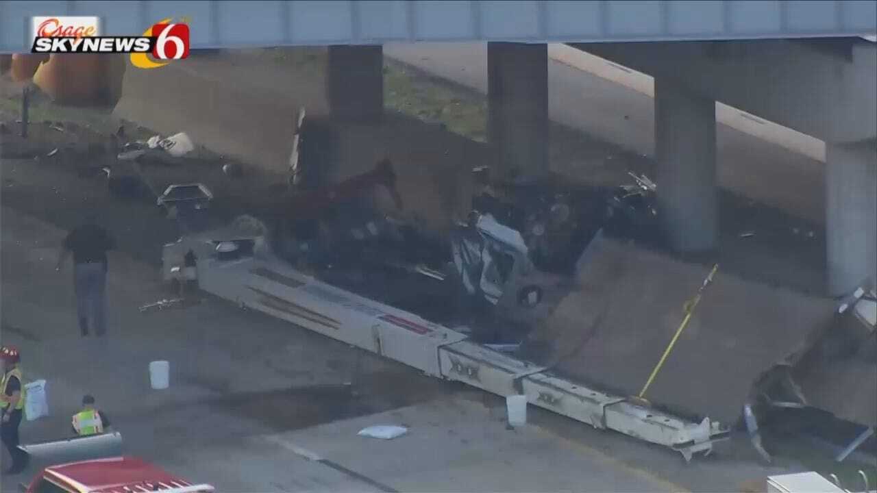 Osage SkyNews 6 HD: Crash Damages Highway 412 Bridge
