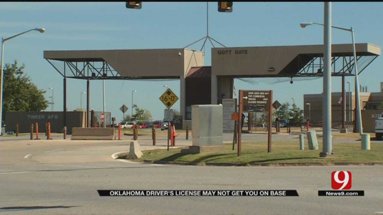 OK Licenses Will No Longer Be Accepted For Access Onto Military Bases