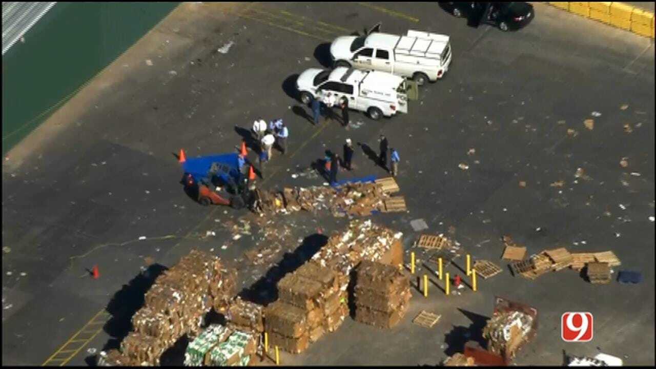 WEB EXTRA: SkyNews 9 Flies Over OKC Recycling Center Where Body Parts Were Found