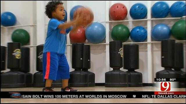 4-Year-Old Edmond Basketball Phenom Drawing Attention
