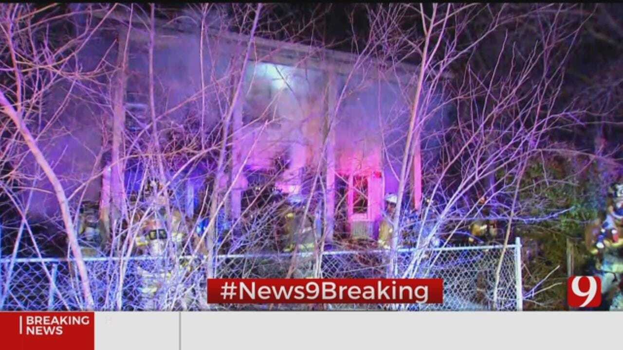 Firefighters Battle Vacant House Fire In SW OKC
