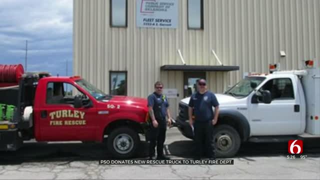 PSO Donates New Rescue Truck To Turley Fire Department