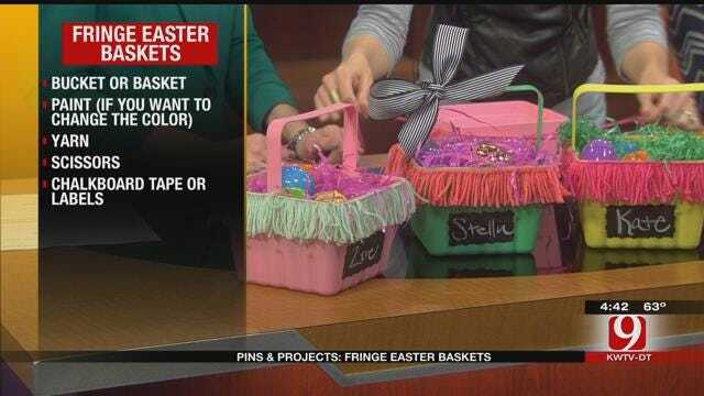 Pins & Projects: Fringe Easter Baskets