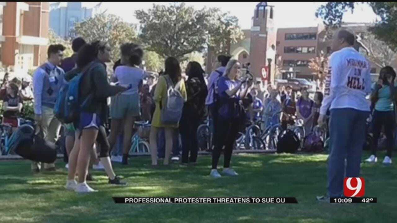OU Students Rally Against Protester