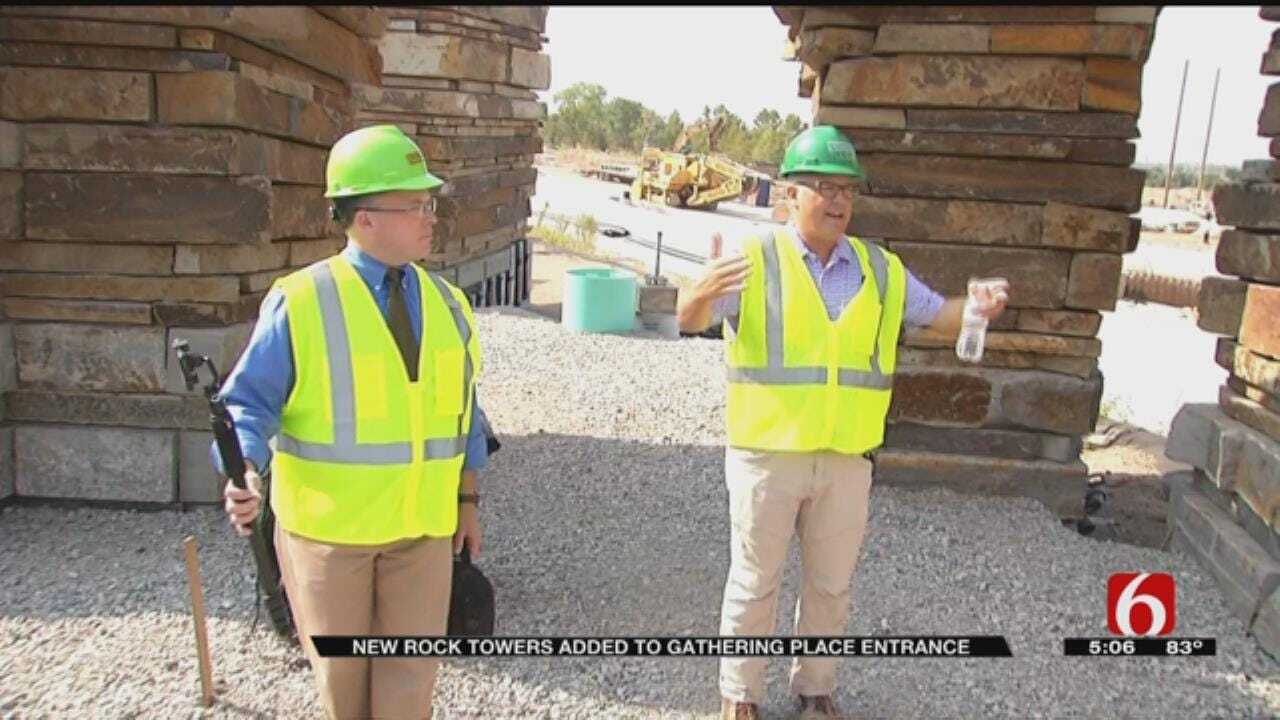 Progress Being Made On Entrance Way Into Tulsa's Gathering Place