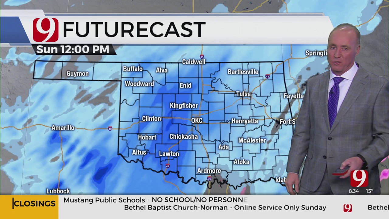 WATCH: News 9 Chief Meteorologist David Payne's Winter Weather Update (8:31 p.m.)
