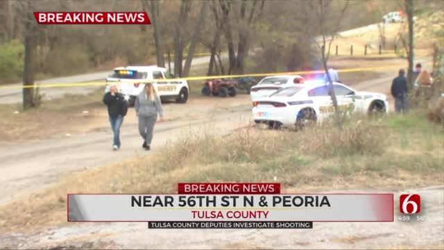 Tulsa County Deputies Investigating Turley Double Shooting, 1 Critical