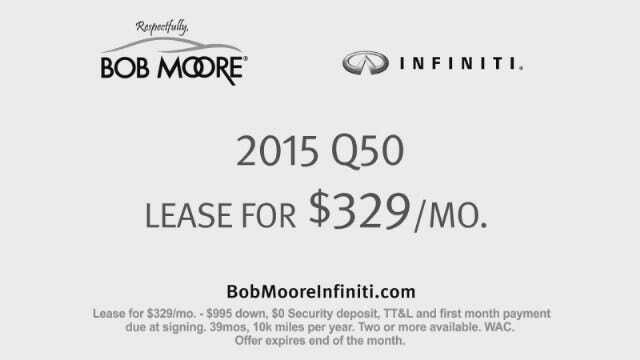 Bob Moore: Infiniti Q50