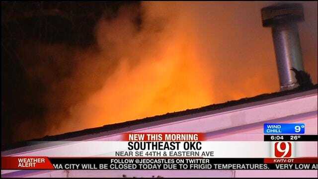 OKC Firefighters Put Out Two House Fires Early Wednesday Morning
