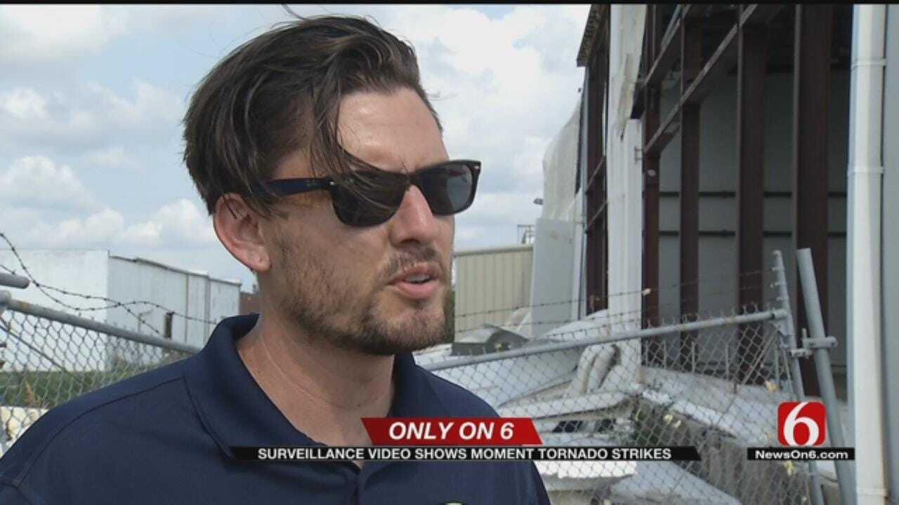 Tulsa Businesses Continue Cleanup After Tornado