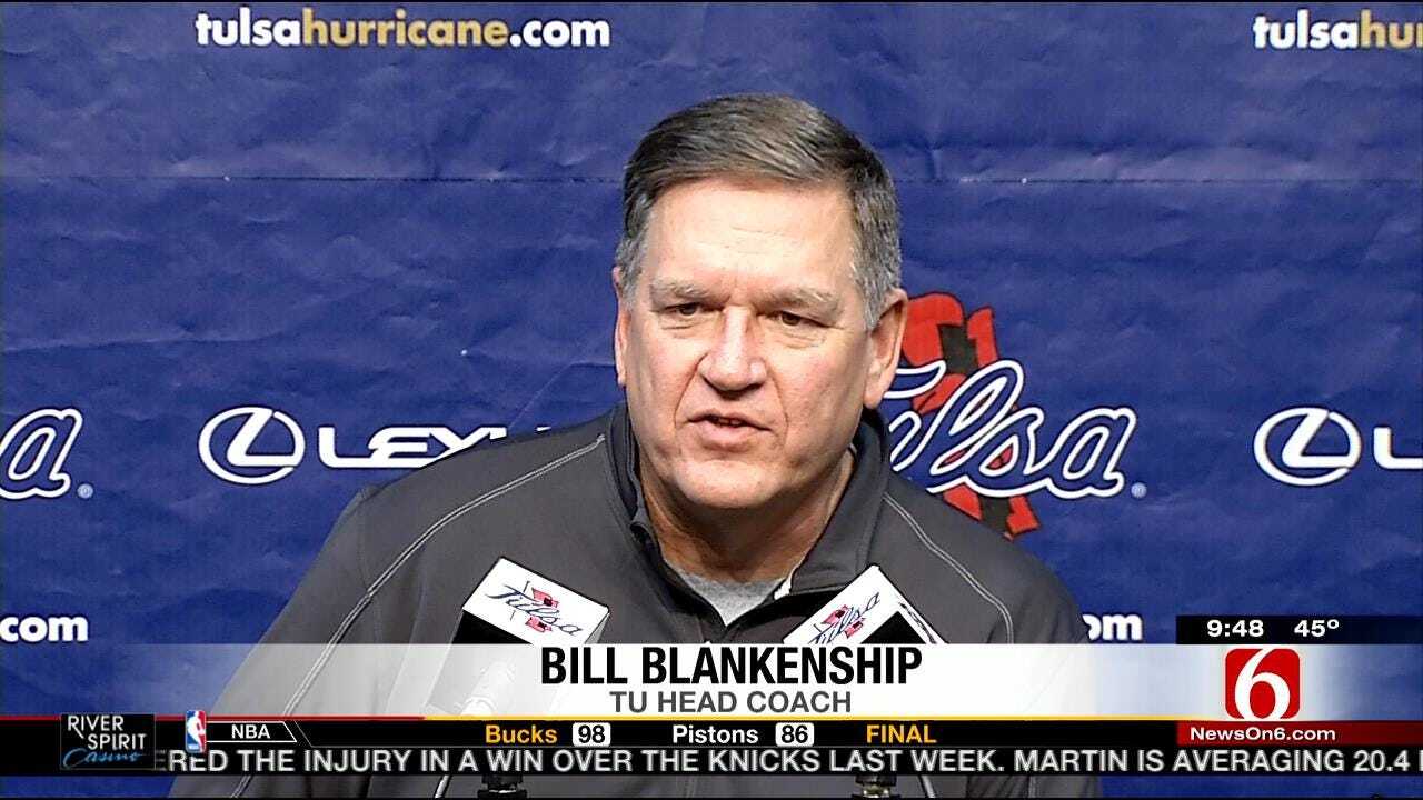 Coach Blankenship On TU's Final Game Against East Carolina