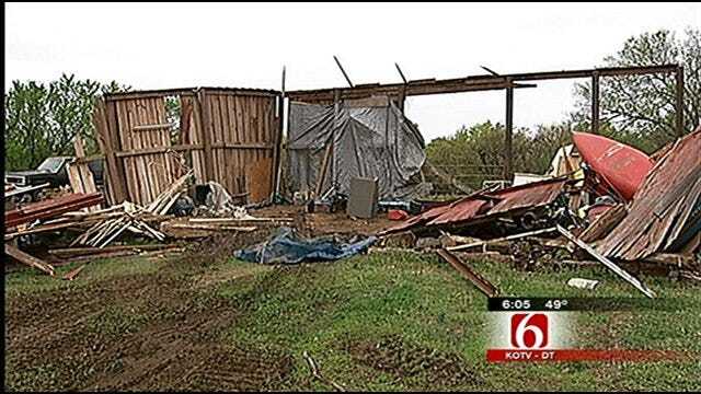 Washington County Ranch Damaged By Severe Storm