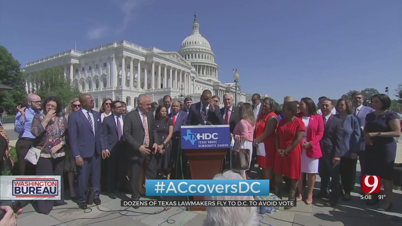 Texas Democratic Lawmakers Go To DC To Stop The Passing Of Republicans' Voting Bill