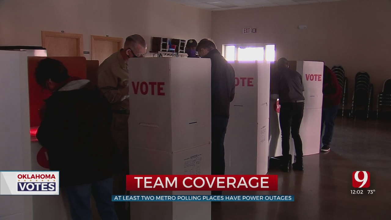 At Least 2 OKC Metro Polling Places Deal With Power Outages 