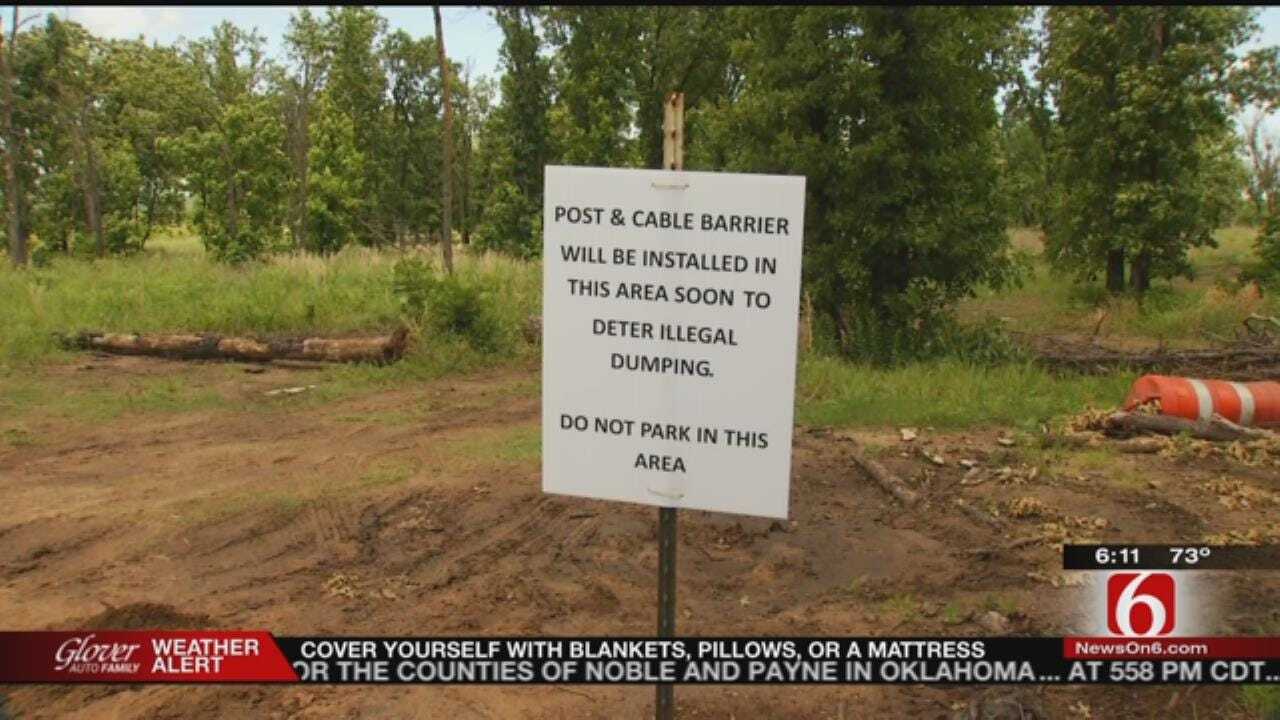 River Parks Adding Fencing Around Turkey Mountain To Stop Illegal Dumping