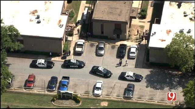WEB EXTRA: SkyNews 9 Flies Over Deadly Shooting In NW OKC