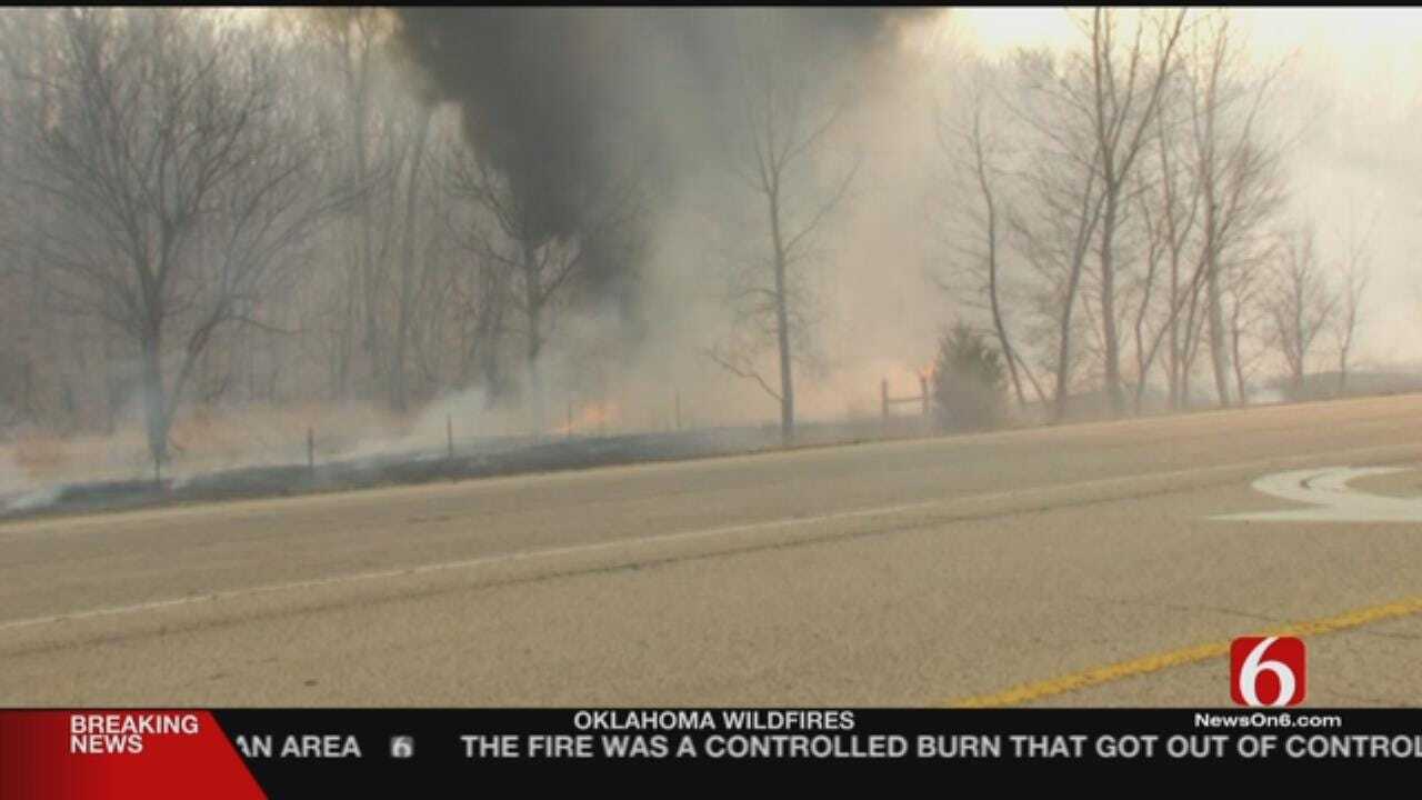 Controlled Burn Gets Out Of Hand In Sand Springs