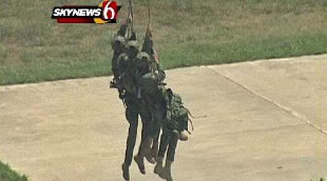 SkyNews6: Tulsa Police Train At Fort Gruber