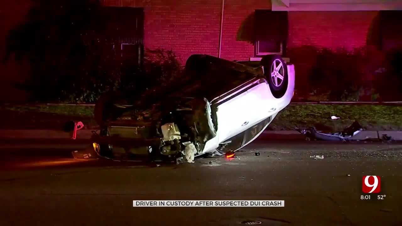 Road Blocked After Early Morning Rollover Crash