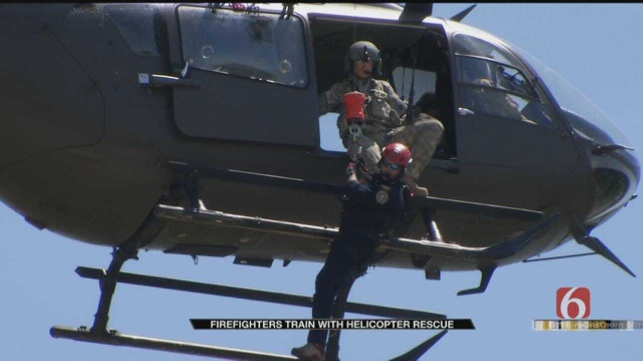 700 Firefighters In Tulsa For Helicopter Training