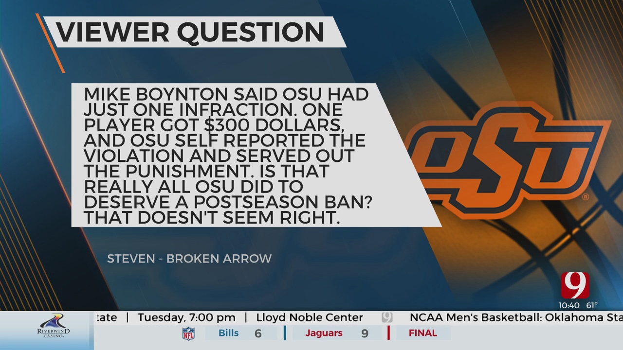 Viewer Question: NCAA Denies OSU MBB's Appeal
