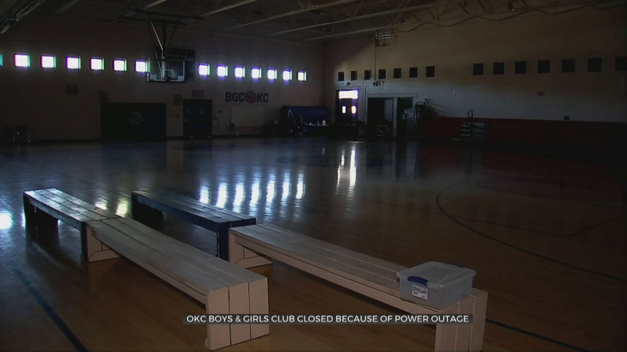 OKC Boys & Girls Club Closed Due To Power Outages