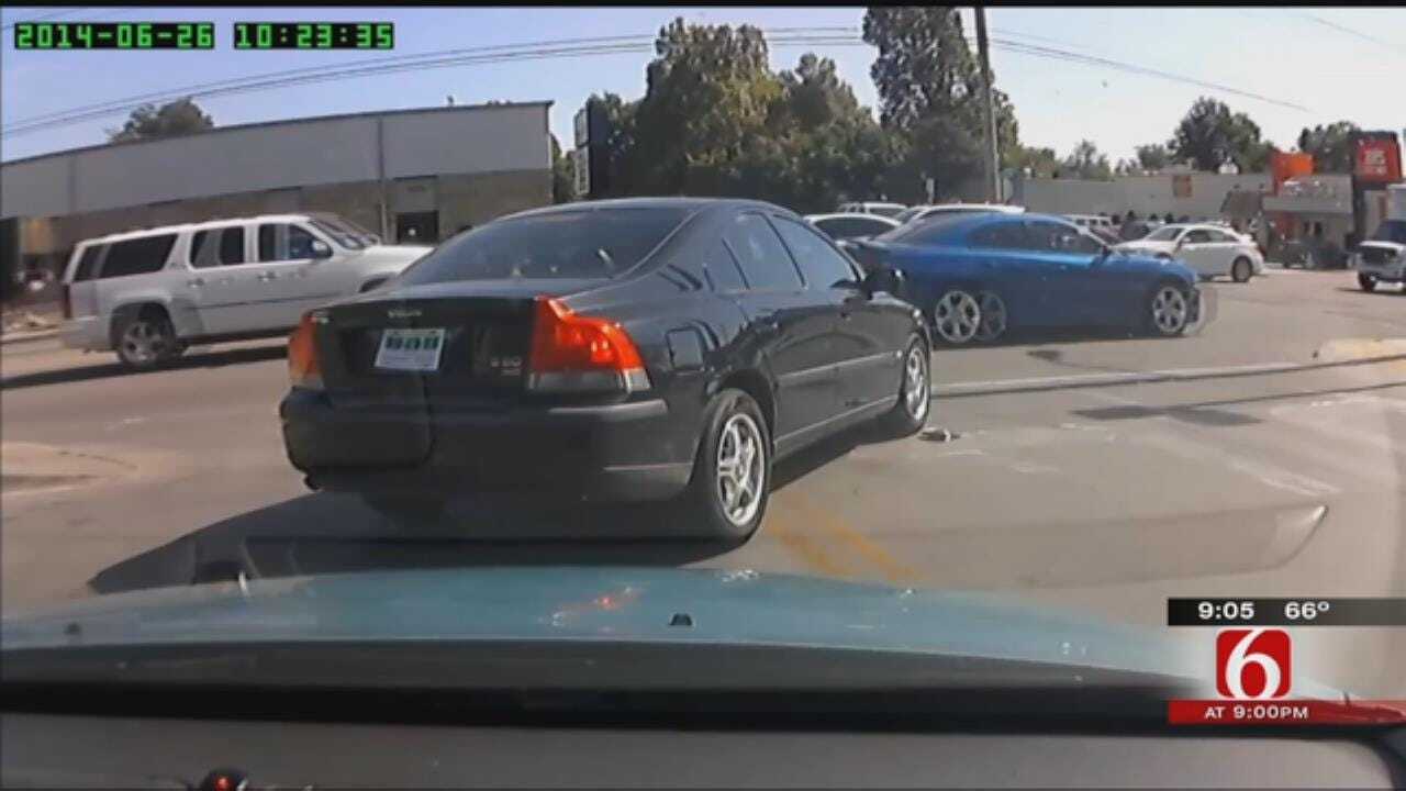 Tulsa Men Spot Client's Stolen Car, Capture Chase On Dash-Cam