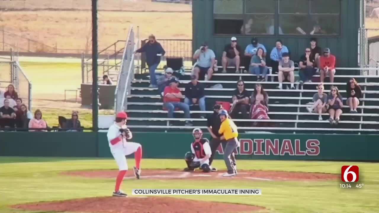 Collinsville Baseball Pitcher Achieves Rare Feat During Game This Season