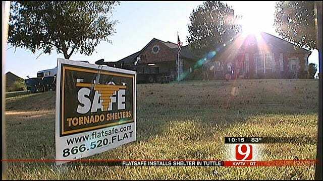 FlatSafe Installs Tornado Shelter In Tuttle