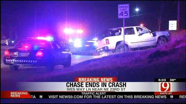 Five Injured Following Police Chase In Spencer And Nicoma Park