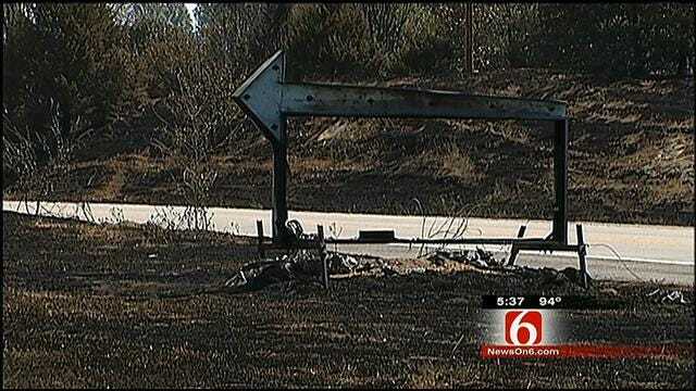 Some Creek County Residents Return To Ashes